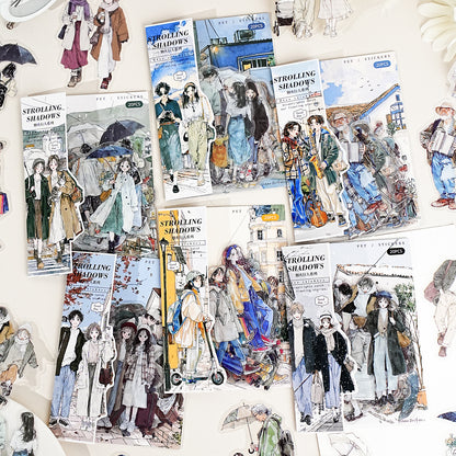 Strolling Shadows Sticker 20pcs