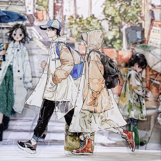 Strolling Shadows Sticker 20pcs