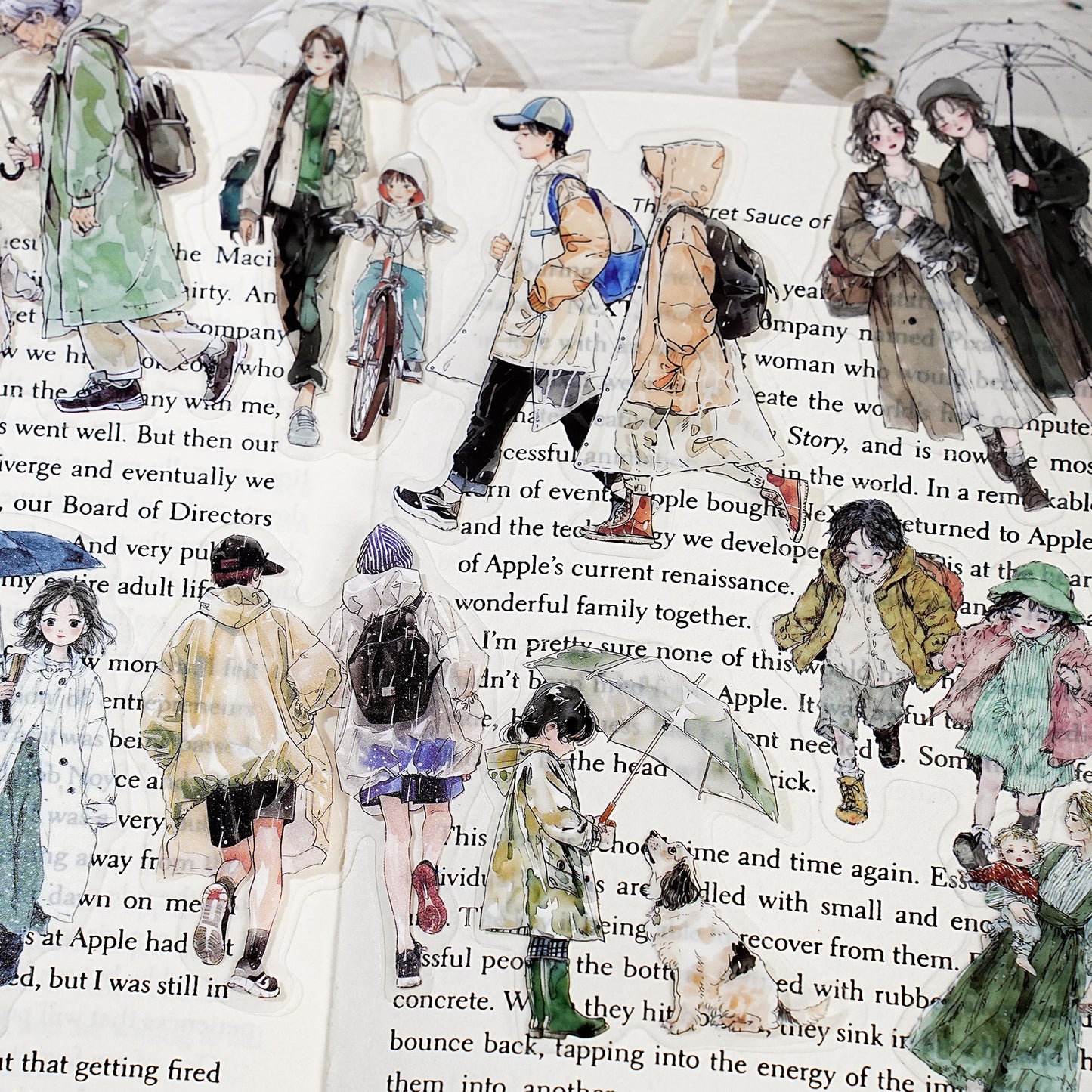 Strolling Shadows Sticker 20pcs