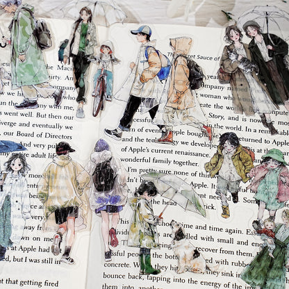 Strolling Shadows Sticker 20pcs