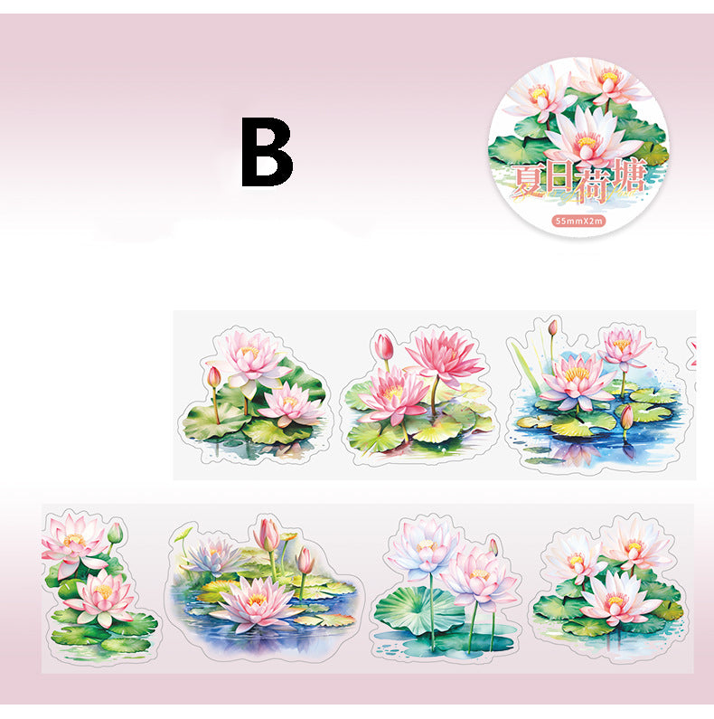 Summer Lotus Pond All Tape