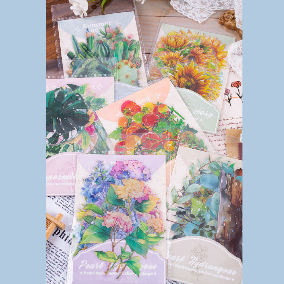 Summer Rain Forest Stickers 30pcs