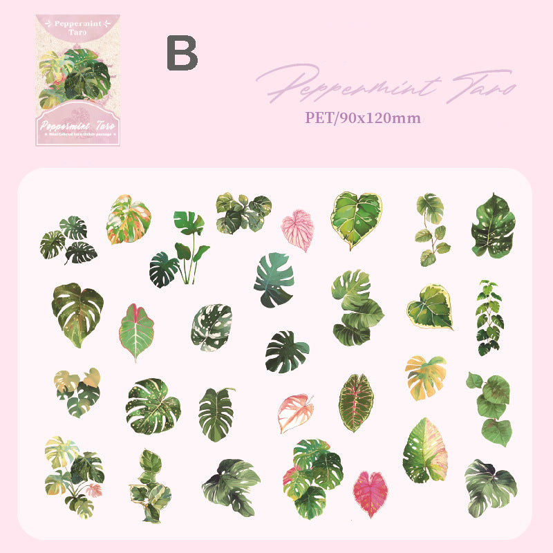 Summer Rain Forest Stickers 30pcs