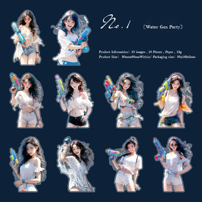 Summer Sea Breeze Sticker 20pcs