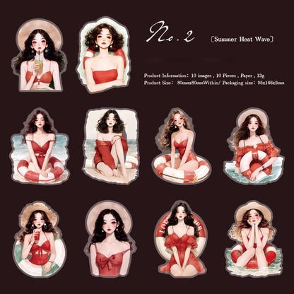 Summer Sea Breeze Sticker 20pcs