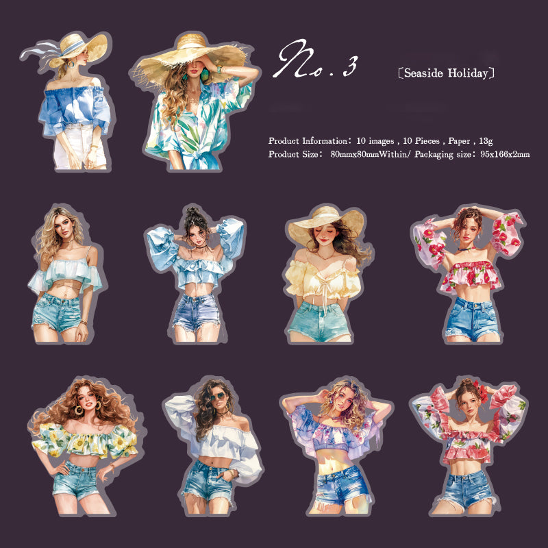 Summer Sea Breeze Sticker 20pcs