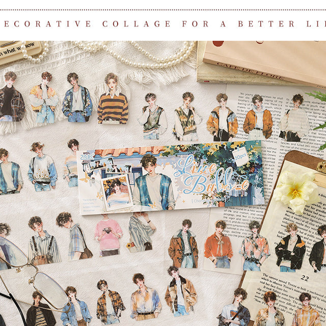 Sweet Oxygen Diary Sticker Book 20pcs