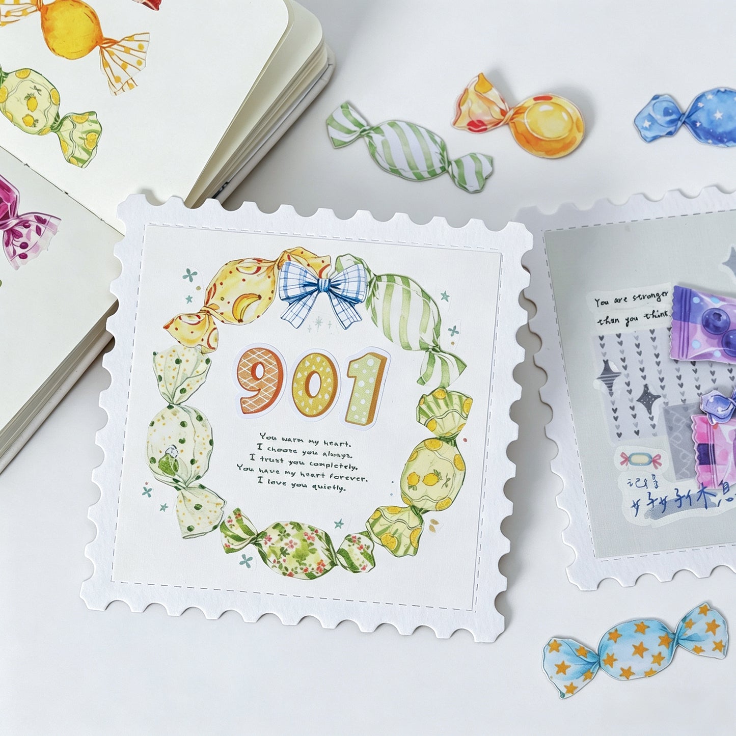 Sweet candy  Sticker 30pcs