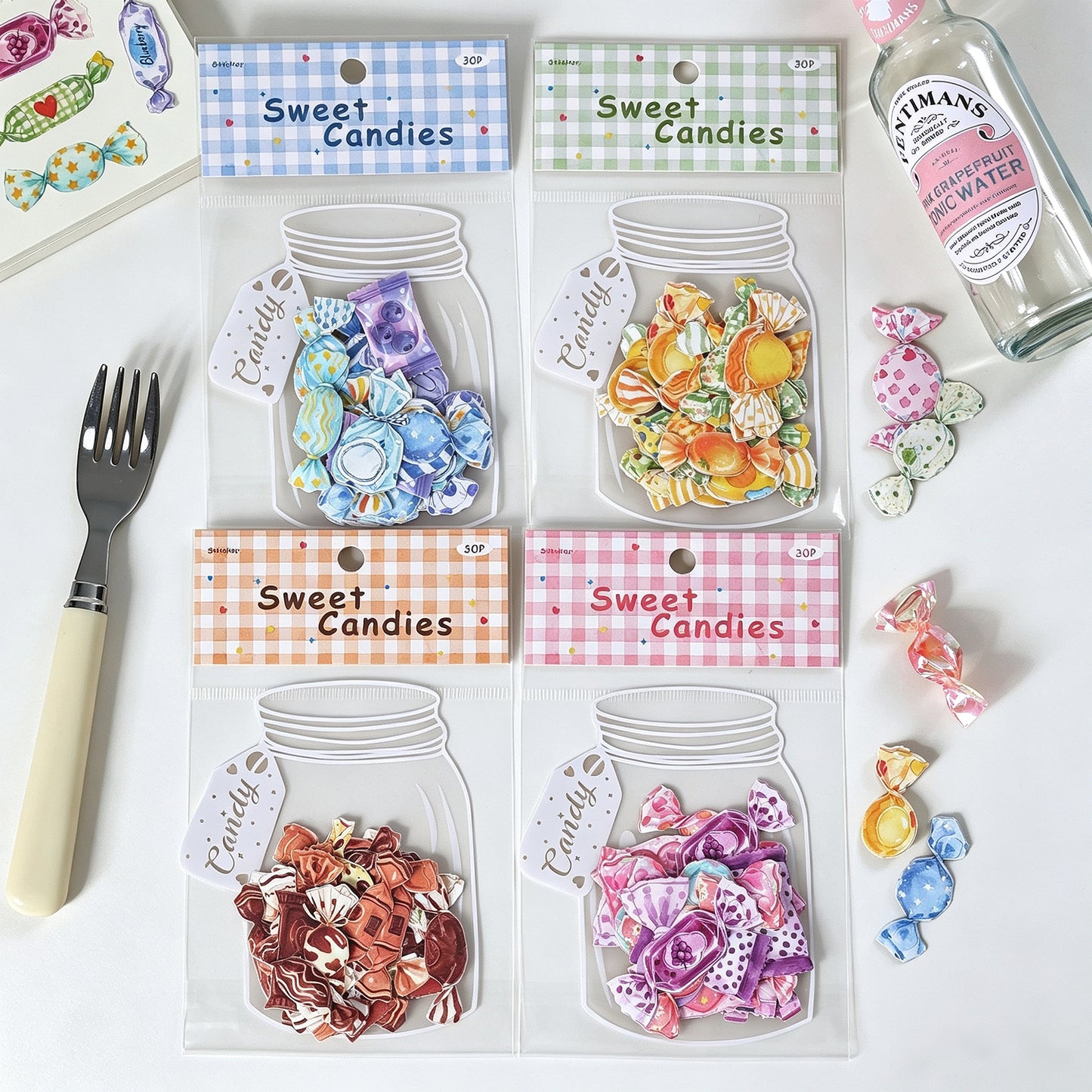 Sweet candy  Sticker 30pcs