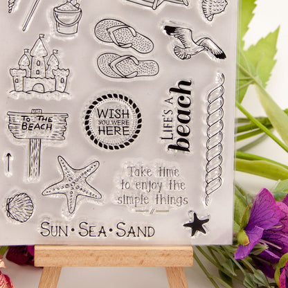 To the Beach Clear Stamps T1425