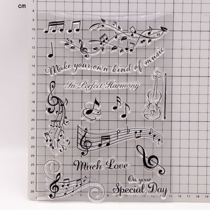 Musical Note Clear Stamps T1732