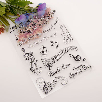 Musical Note Clear Stamps T1732