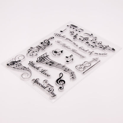 Musical Note Clear Stamps T1732