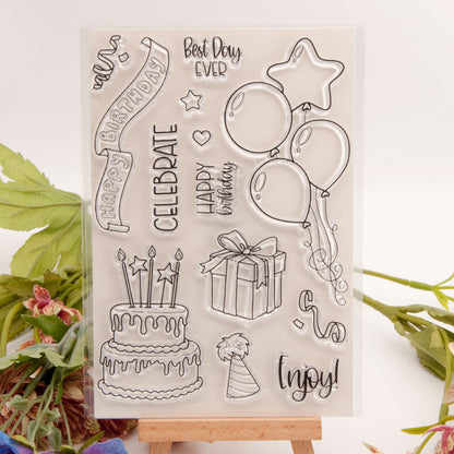 Happy Birthday Clear Stamps T2019