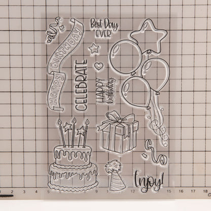 Happy Birthday Clear Stamps T2019