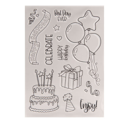 Happy Birthday Clear Stamps T2019