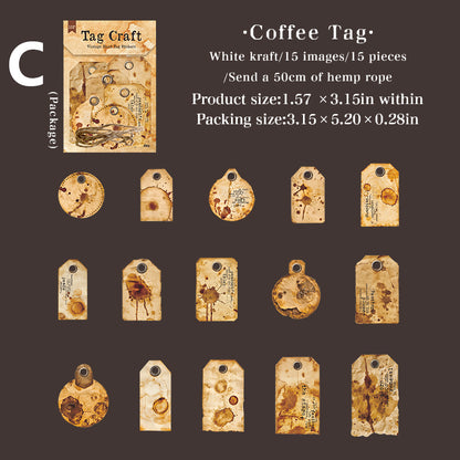 Tag Craft Sticker 15pcs