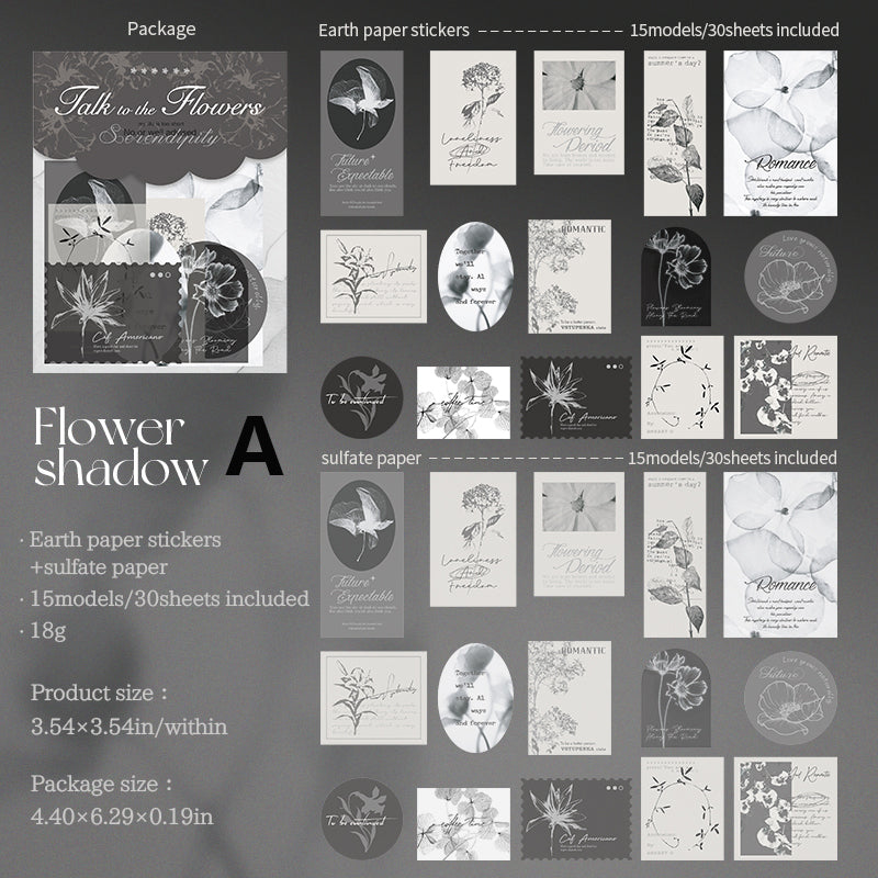 Talk to The Flowers Pack 30pcs