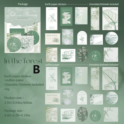 Talk to The Flowers Pack 30pcs