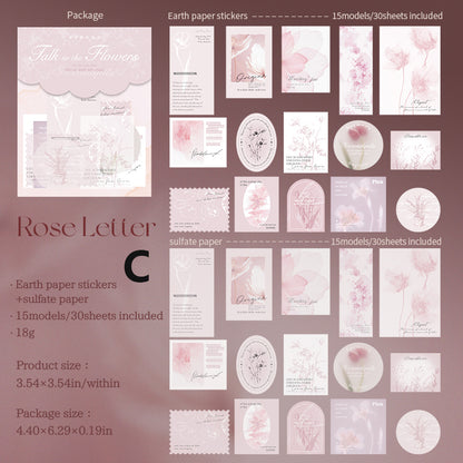 Talk to The Flowers Pack 30pcs