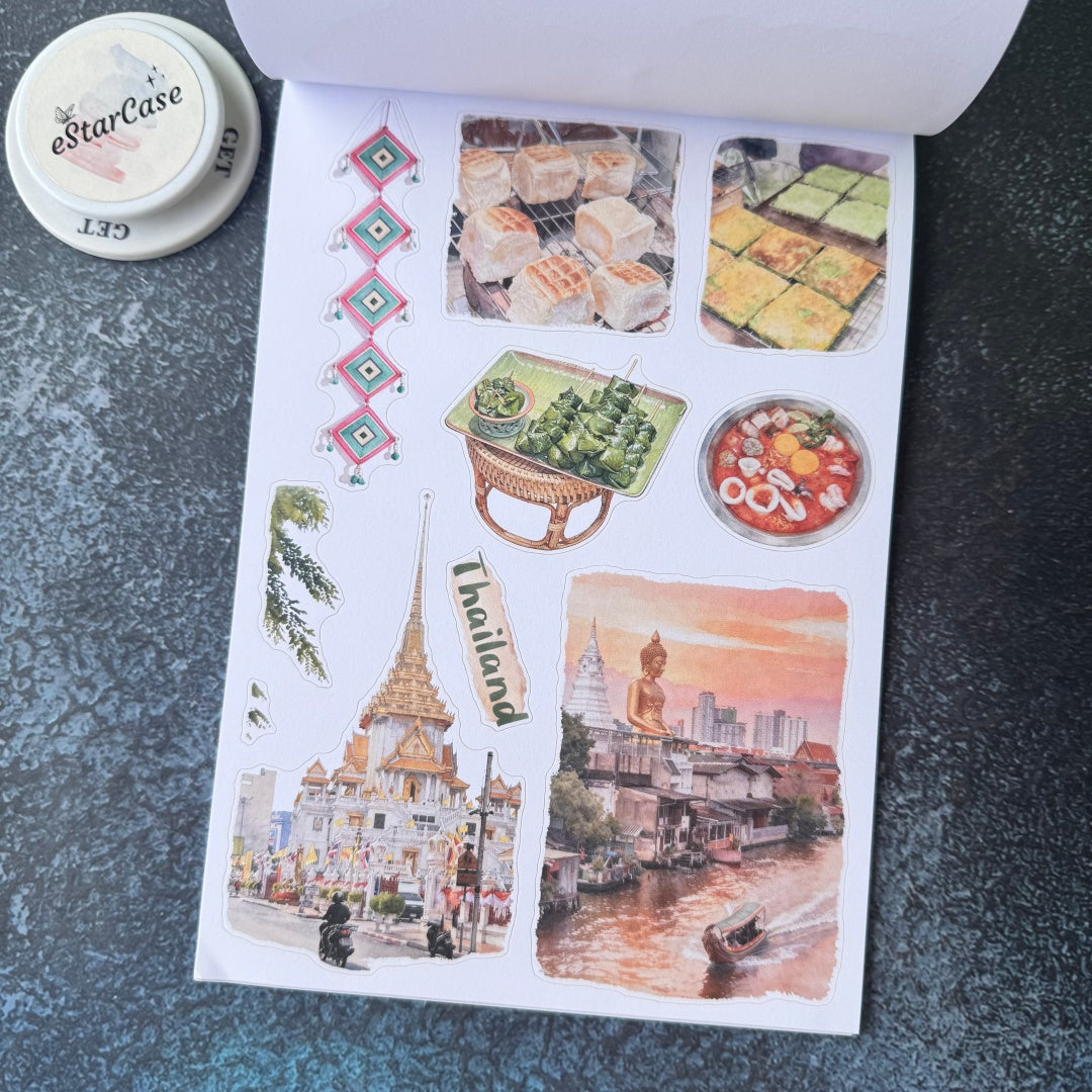 Taste of Thailand Sticker Book