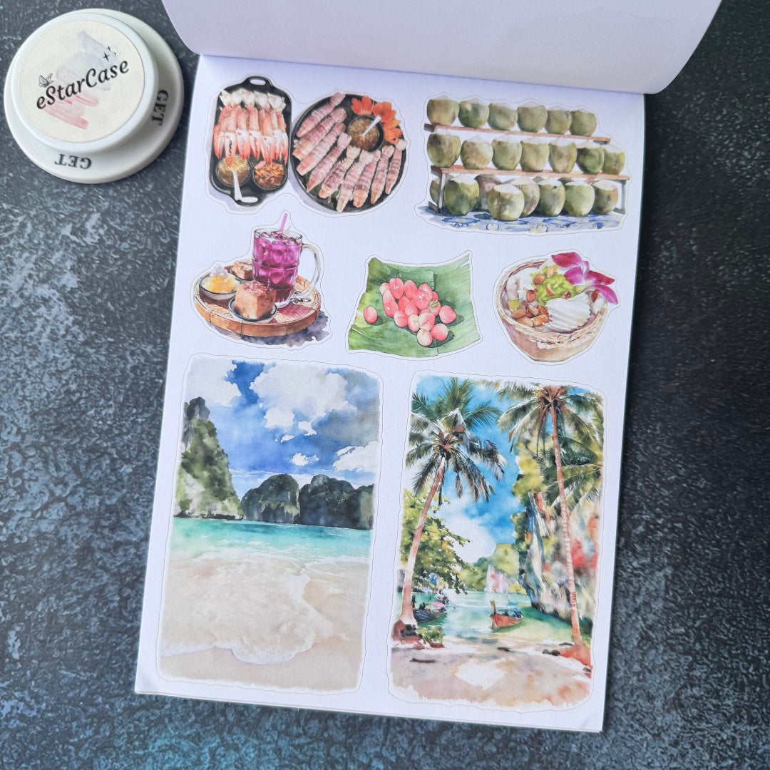 Taste of Thailand Sticker Book