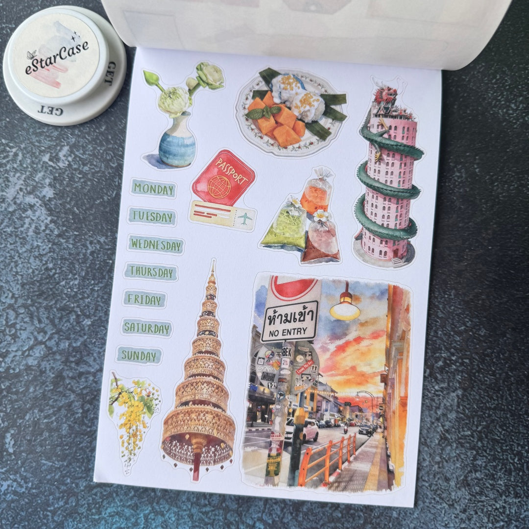 Taste of Thailand Sticker Book