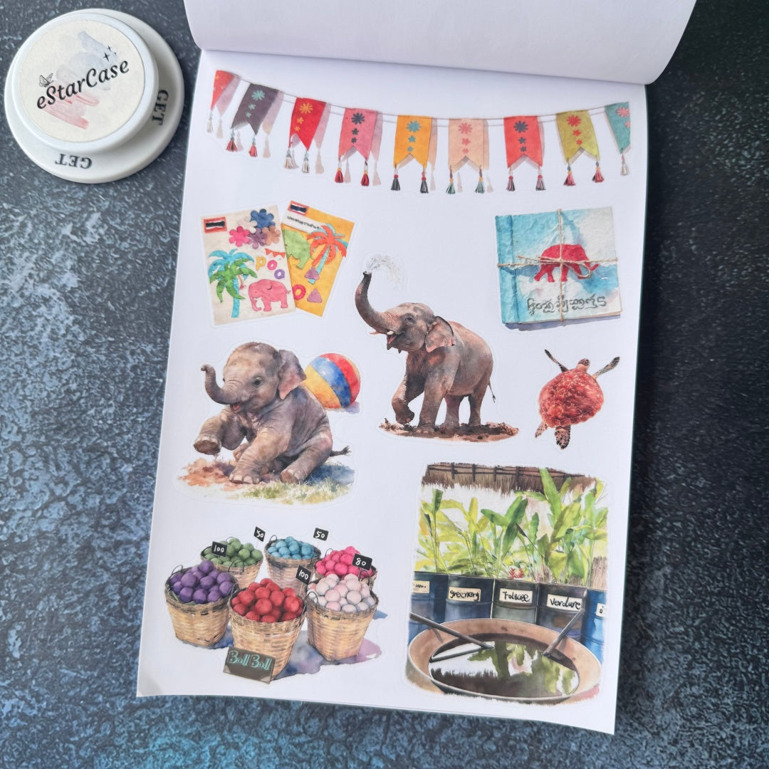 Taste of Thailand Sticker Book