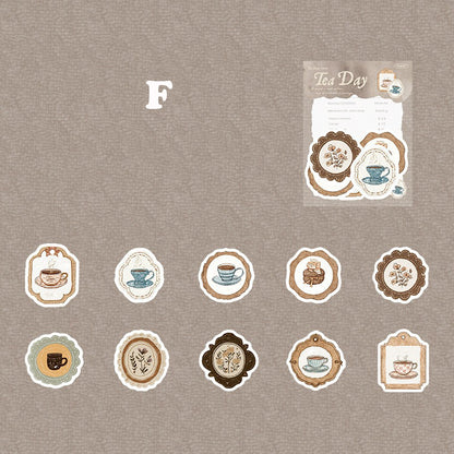 Tea Day Sticker 30pcs