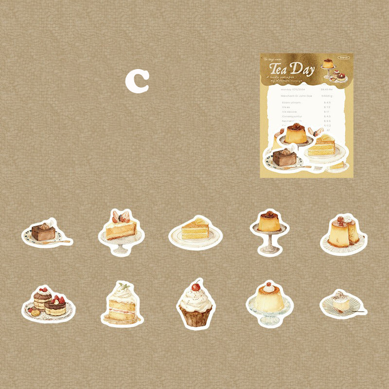 Tea Day Sticker 30pcs