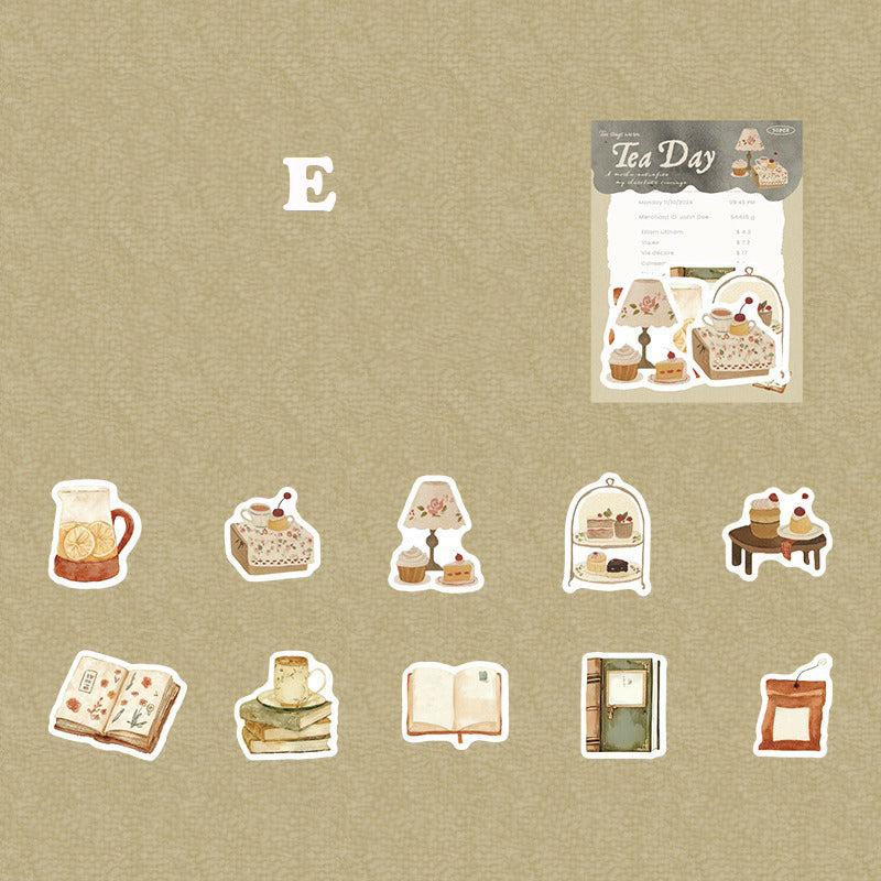 Tea Day Sticker 30pcs