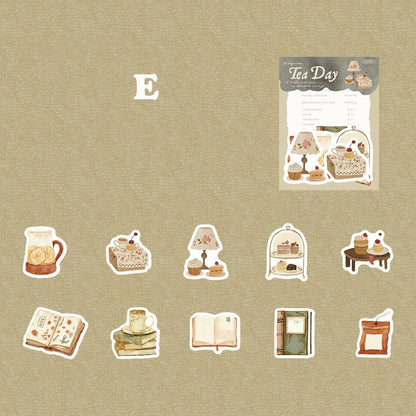 Tea Day Sticker 30pcs
