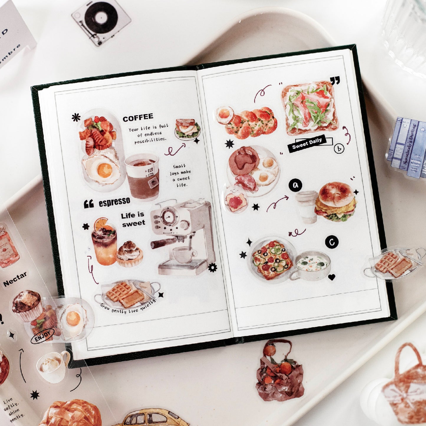 Tea Time Sticker 4pcs