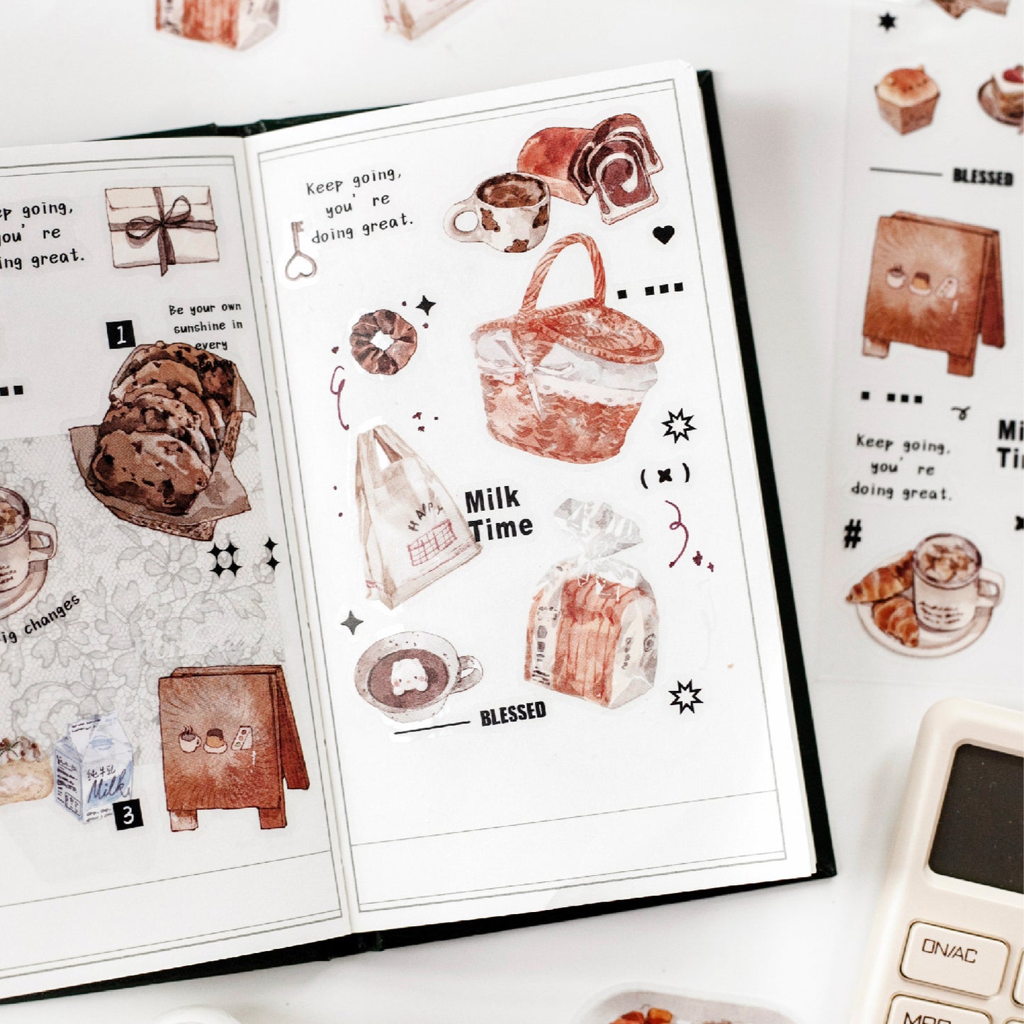 Tea Time Sticker 4pcs