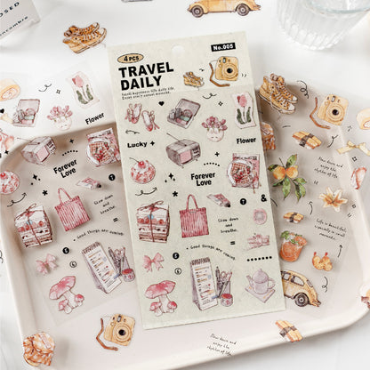 Tea Time Sticker 4pcs