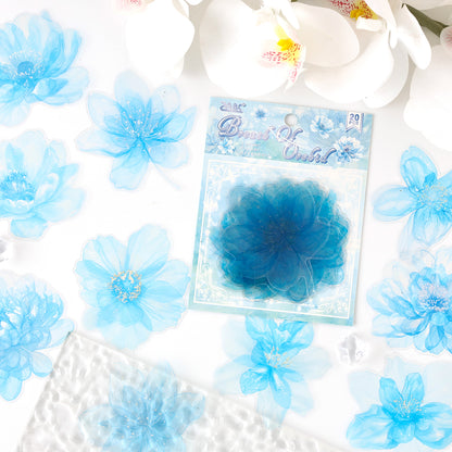 Tender Flower Attendant Sticker 20pcs