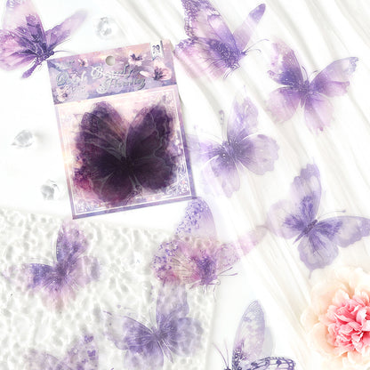 Tender Flower Attendant Sticker 20pcs