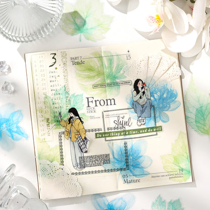 Tender Flower Attendant Sticker 20pcs