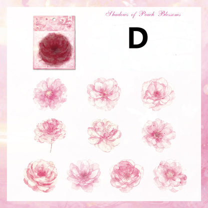 Tender Flower Attendant Sticker 20pcs