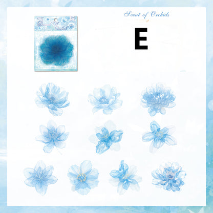 Tender Flower Attendant Sticker 20pcs