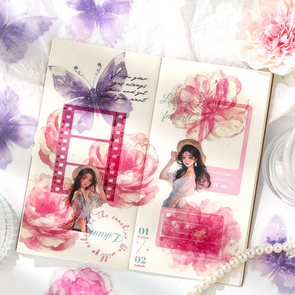 Tender Flower Attendant Sticker 20pcs