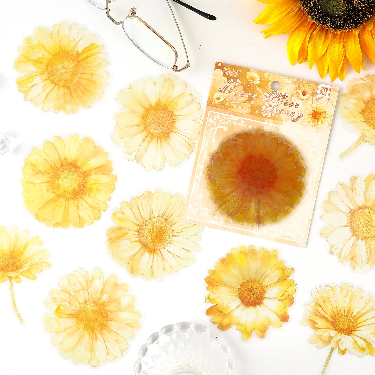 Tender Flower Attendant Sticker 20pcs