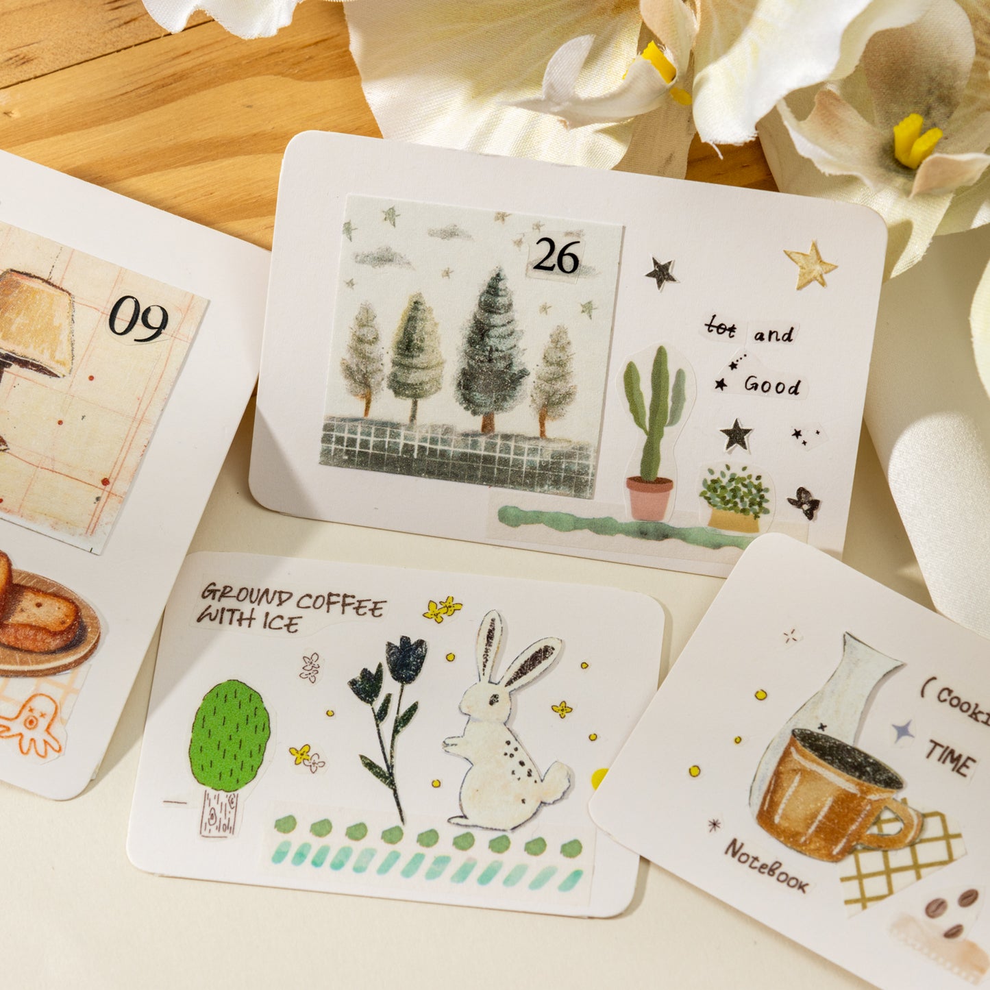 Textured teinkes Sticker 40pcs
