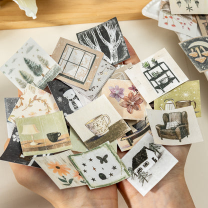 Textured teinkes Sticker 40pcs