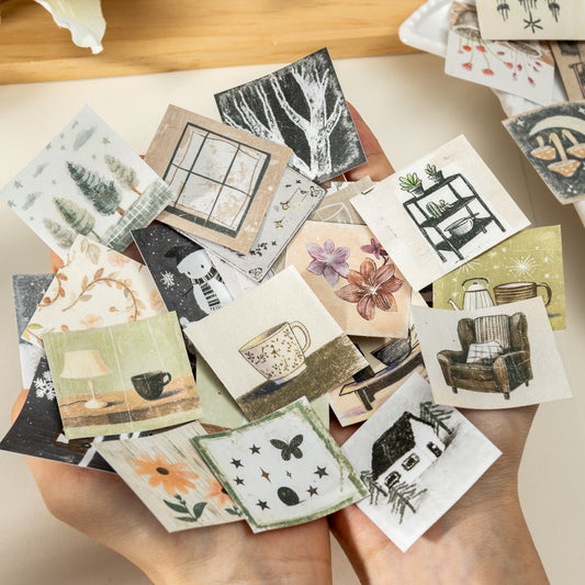 Textured teinkes Sticker 40pcs
