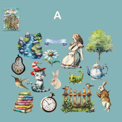 The Alice Story Stickers 30pcs