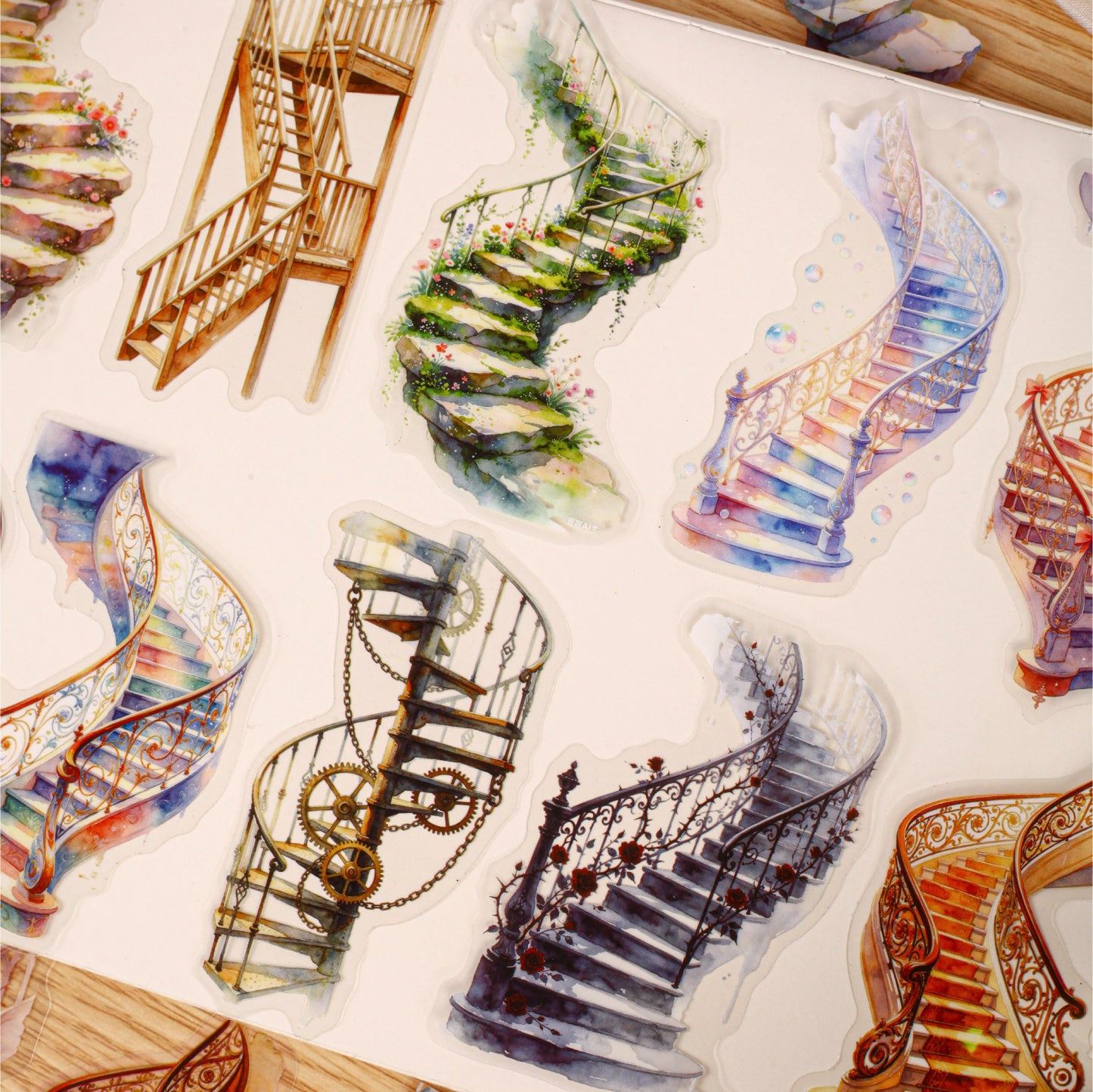 The Beautiful Ladder Stickers 10pcs