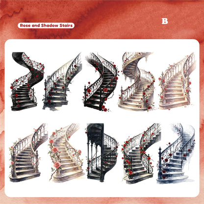 The Beautiful Ladder Stickers 10pcs