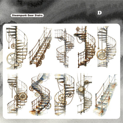 The Beautiful Ladder Stickers 10pcs