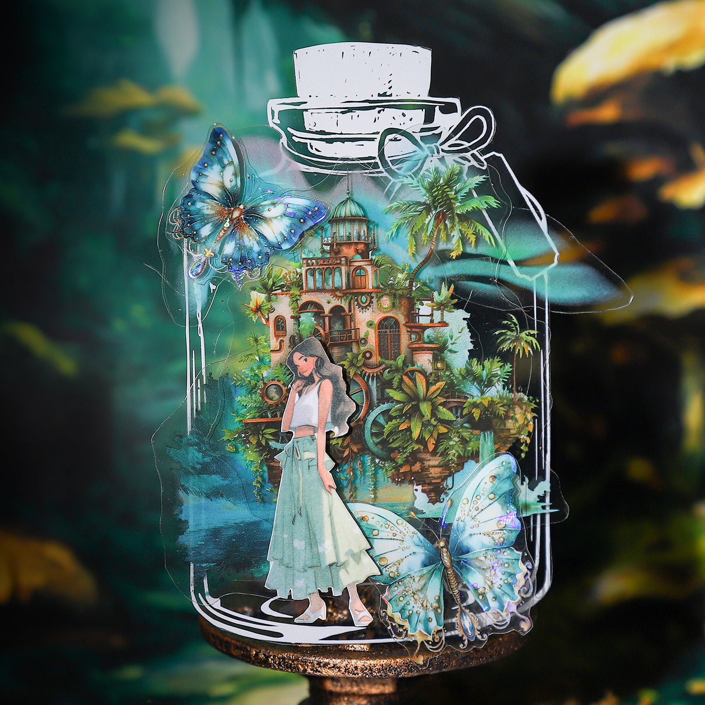 The Cabin on The Gear Sticker 15pcs